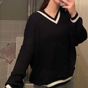 SHEIN black and white sweater